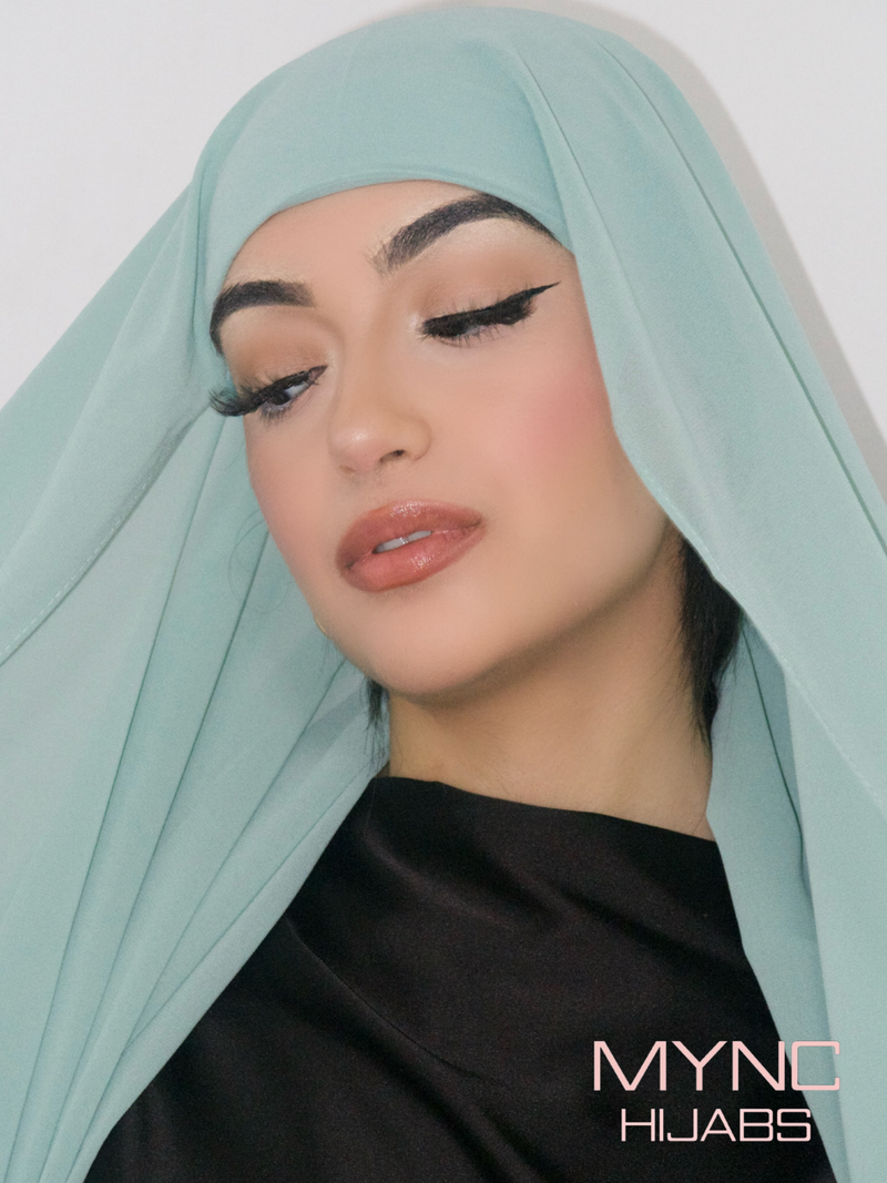 Instant Chiffon Hijab - Mint Breeeze