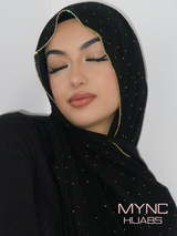 Chiffon Crystal Hijab - Soraya