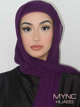 Instant Chiffon Hijab - Purple Dusk