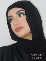 Instant Chiffon Hijab - Black Night