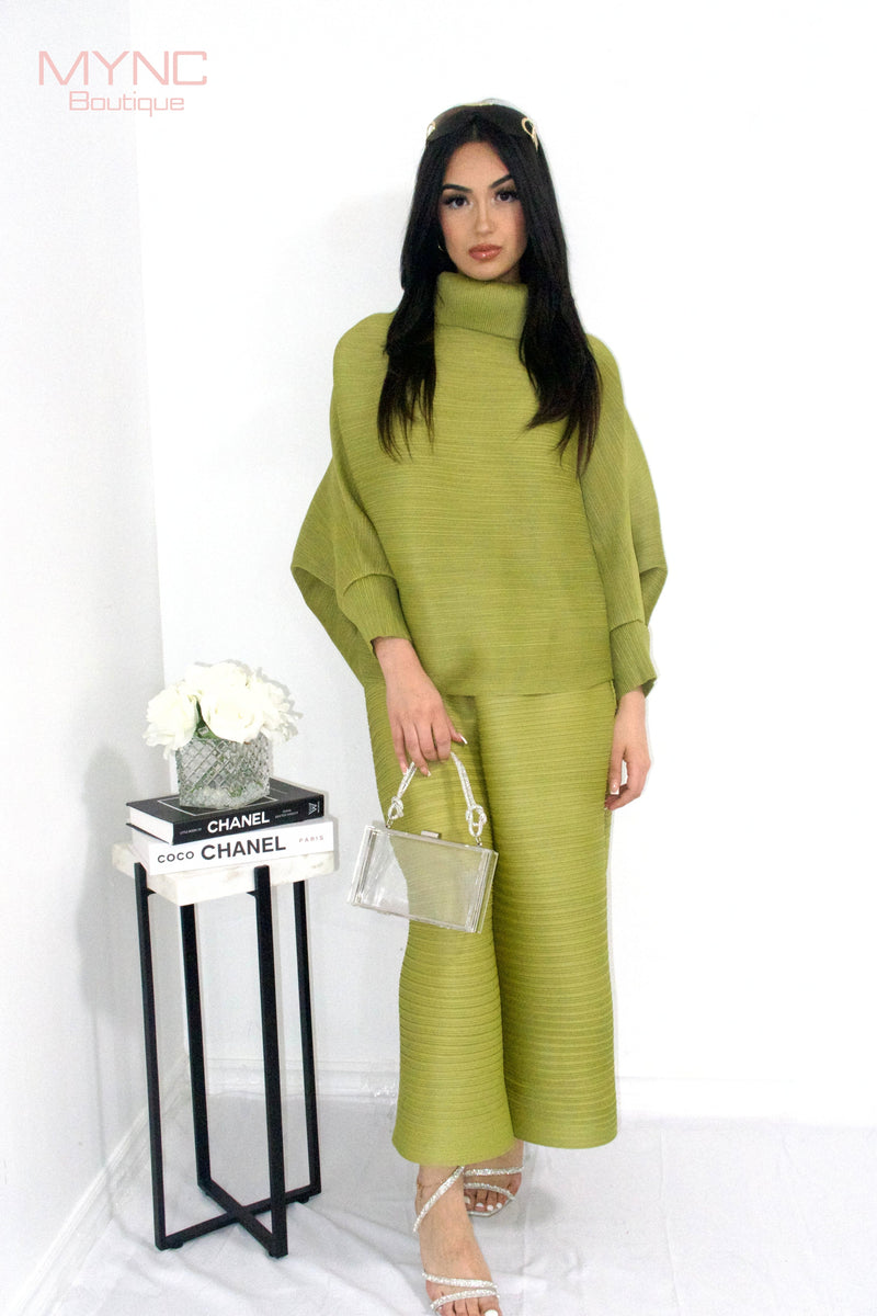 Mira Co-ord Set in Lime