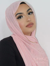 Chiffon Crystal Hijab - Sumaya