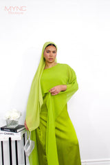 Aya *Premium* Dress in Lime