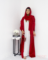 Rania Abaya In Crimson