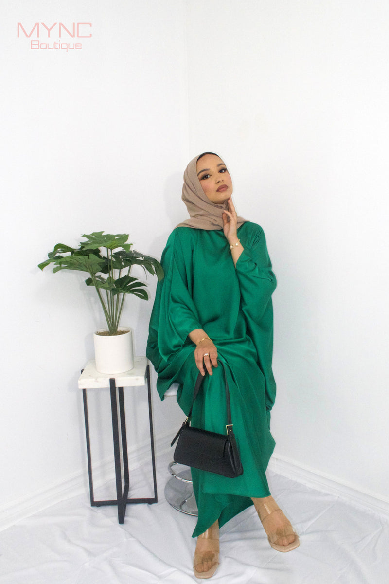 Elizah Co-ord Set in Emerald Green