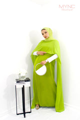 Aya *Premium* Dress in Lime