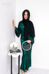 Laira Dress in Emerald Green