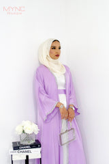 Rida Abaya Set in Lilac