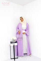 Rida Abaya Set in Lilac