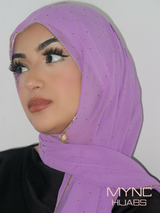 Chiffon Crystal Hijab - Fariha