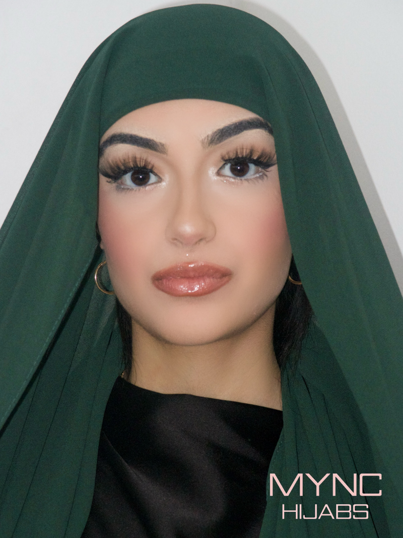 Instant Chiffon Hijab - Forest Hue