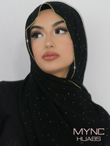 Chiffon Crystal Hijab - Soraya