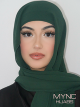 Instant Chiffon Hijab - Forest Hue