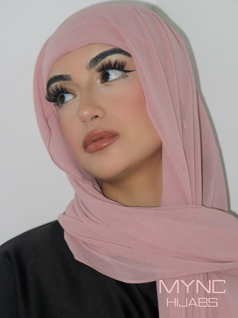 Instant Chiffon Hijab - Mauve Mist