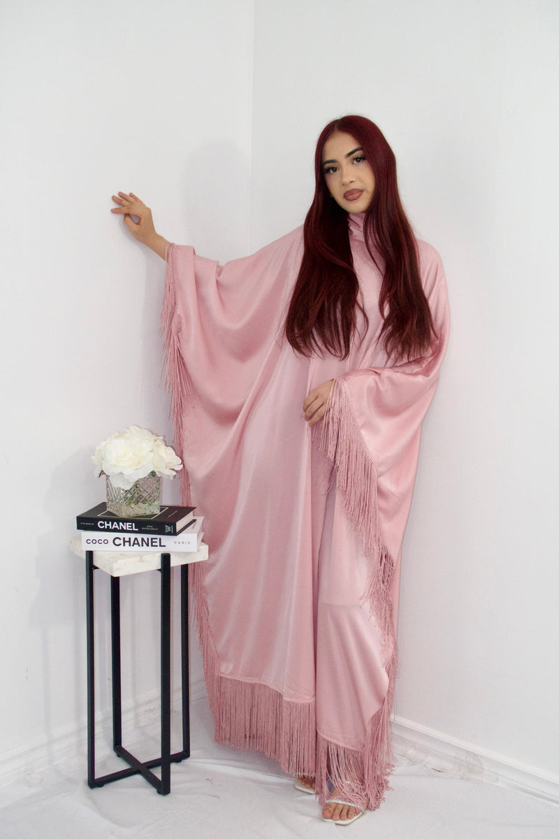 Vaneeza Abaya/Dress in Powder Pink