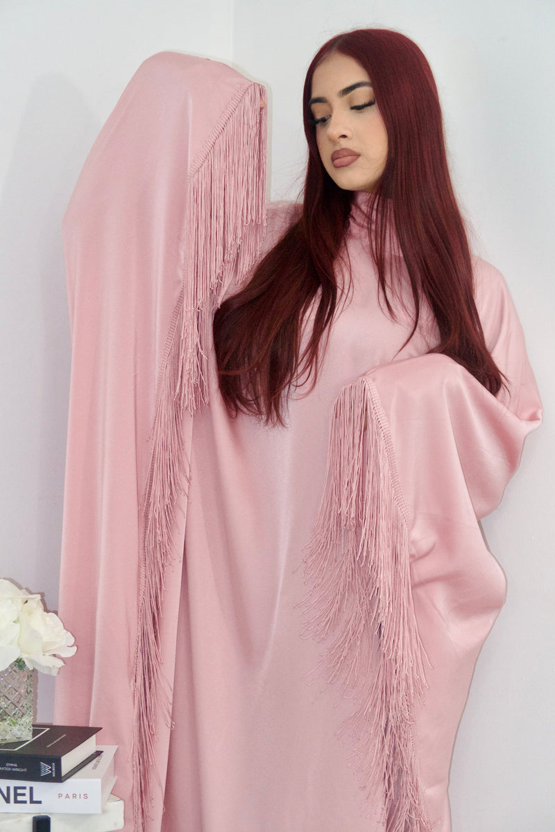 Vaneeza Abaya/Dress in Powder Pink