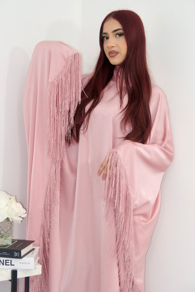 Vaneeza Abaya/Dress in Powder Pink